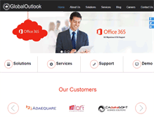 Tablet Screenshot of globaloutlook.com